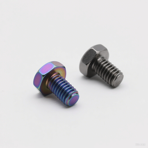 Hot Selling Customized Anodized Colored <strong>Titanium</strong> Alloy <strong>Screws</strong> M3 M4 M5 M6 M7 M8 M10 for Motorcycle Industry - Product Image 2