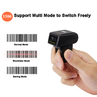 Lector de Códigos de Barras Portátil Industrial 3300, Mini Escáner Inalámbrico USB 1D 2D QR, Certificado ROHS, para Almacén, en Stock