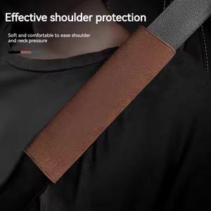 Logo <span class=keywords><strong>auto</strong></span> personalizzato generale comodo copertura per cintura di sicurezza punta guida pelliccia tracolla per cintura di sicurezza <span class=keywords><strong>auto</strong></span> - Product Image 3