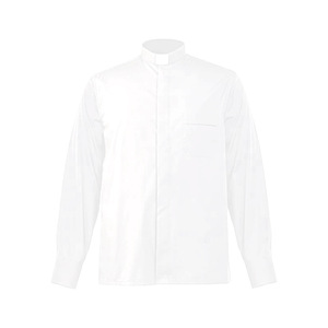 Sacerdote para hombre, camisa de Cosplay, negro, Iglesia Católica, <span class=keywords><strong>Pastor</strong></span>, collares romanos, uniforme, Ministro, predicador, Tops, disfraz de Halloween para hombre - Product Image 6