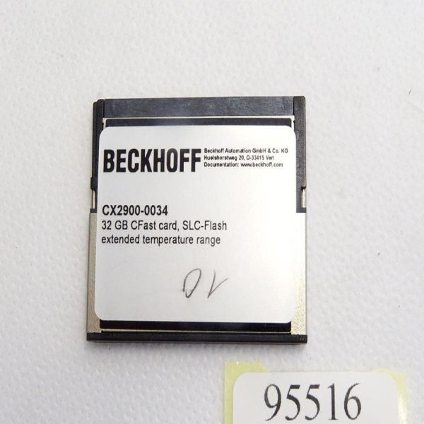 Plc Cx2900-0034 32gb Cfast Card for Warranty Product