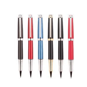 <span class=keywords><strong>Stylo</strong></span> à bille <span class=keywords><strong>CARAN</strong></span> DACHE LEMAN <span class=keywords><strong>plaqué</strong></span> argent, encre noire, design unisexe, cadeau vintage haut de gamme pour le bureau et les affaires - Product Image 1