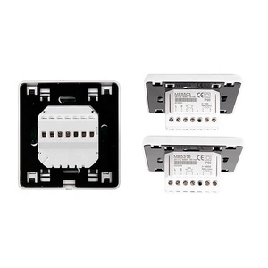 Thermostats électroniques <span class=keywords><strong>E51</strong></span> 15A au design moderne, résistants au feu et écologiques, pour chauffage au sol, capteur inclus pour utilisation en appartement - Product Image 4