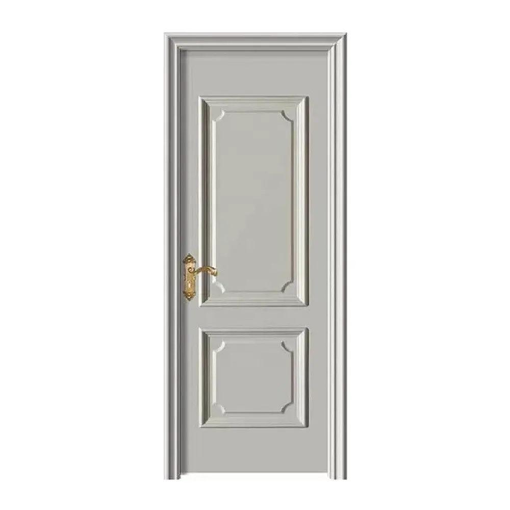 New design interior wooden door wood plastic door luxury wooden door