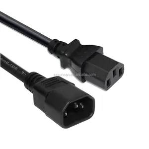 10A 250V Iec320 H05vv-F German Standard c13 c14 connector european power cord