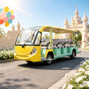 Bus électrique de tourisme, navette de luxe, bus de ville pour visites touristiques, moteur AC 5 kW/7,5 kW, 24-30 km/h, personnalisable, 8-23 places - Product Image 1