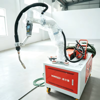Robot de Soldadura Colaborativo de 6 Ejes Controlado por PLC, Cobot de Soldadura Industrial de Alta Precisión