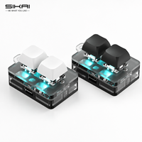 Teclado Mecánico Inalámbrico Mini SIKAI con Teclas Macro Programables, Retroiluminación RGB y Teclas de Atajo Personalizables para PC