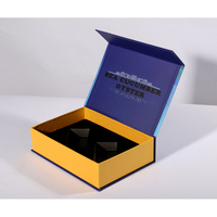 Boîte cadeau rigide magnétique de luxe écologique avec logo personnalisé, insert en mousse EVA, impression quadricolore pour parfum, soins de la peau, cosmétiques