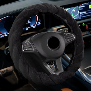 Popolare Coprivolante in Peluche Artificiale, Pratico Coprivolante per <span class=keywords><strong>Auto</strong></span>, Accessorio per <span class=keywords><strong>Interni</strong></span> <span class=keywords><strong>Auto</strong></span> - Product Image 2