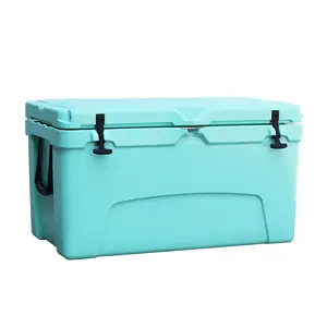 20/45/75 Quart Rotomolded Cooler Ice Chest Storage Coolers Box Portable Camping Picnic Outdoor Food Plastic Insulated Fish Box