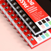 Carnets de notes exécutifs avec mot de passe, reliure spirale, couverture en papier, journal, carnet de notes, agenda personnalisé avec logo, onglets alphabétiques, agenda
