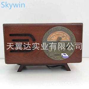 Radio rétro en bois Skywin, FM AM, lecteur de carte USB SD, lecteur audio domestique - Product Image 5