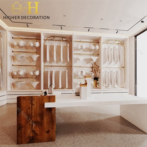 Meuble de magasin de lingerie minimaliste moderne avec vitrine, vitrine, présentoir pour soutien-gorge, logo personnalisé avec lumière LED - Product Image 5