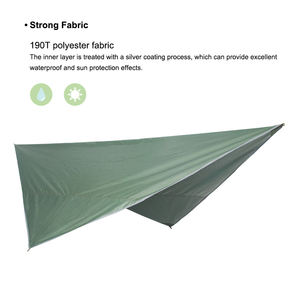 Auvent de plage imperméable et pare-soleil pour hamac extérieur, tente de camping, auvent de protection solaire - Product Image 3