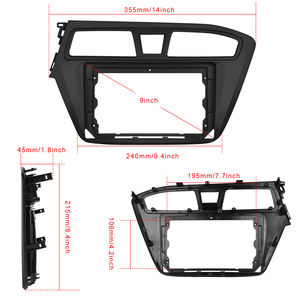 Cornice Radio Auto 2 Din Podofo Kit Speciale per <span class=keywords><strong>Hyundai</strong></span> <span class=keywords><strong>I20</strong></span> <span class=keywords><strong>2015</strong></span> 2016 2017 Pannello di Installazione Radio Auto Interfaccia Cornice di Montaggio OEM ODM - Product Image 5
