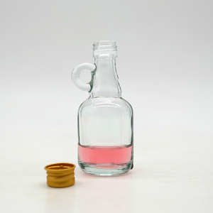 Mini jarrón California de 50ml con tapa de hojalata dorada con tapa de rosca para jarabe de vino XO <span class=keywords><strong>y</strong></span> licor duro - Product Image 2