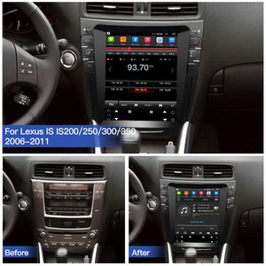 Android14 Carplay Car Radio GPS Navi Video Player Multimedia Stereo for Lexus IS200 IS250 IS300 IS300C 2006-2011 Tesla Screen - Product Image 3
