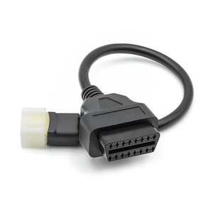Adaptateur 6 broches vers OBD2 16 broches en gros pour moto <span class=keywords><strong>DELPH</strong></span>, câble adaptateur 6 broches pour moteur <span class=keywords><strong>DELPH</strong></span> - Product Image 4