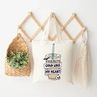 Bonne journée heureux ont le courage d'être détestés soutien émotionnel café glacé citations positives DTF transferts autocollants pour T-Shirts