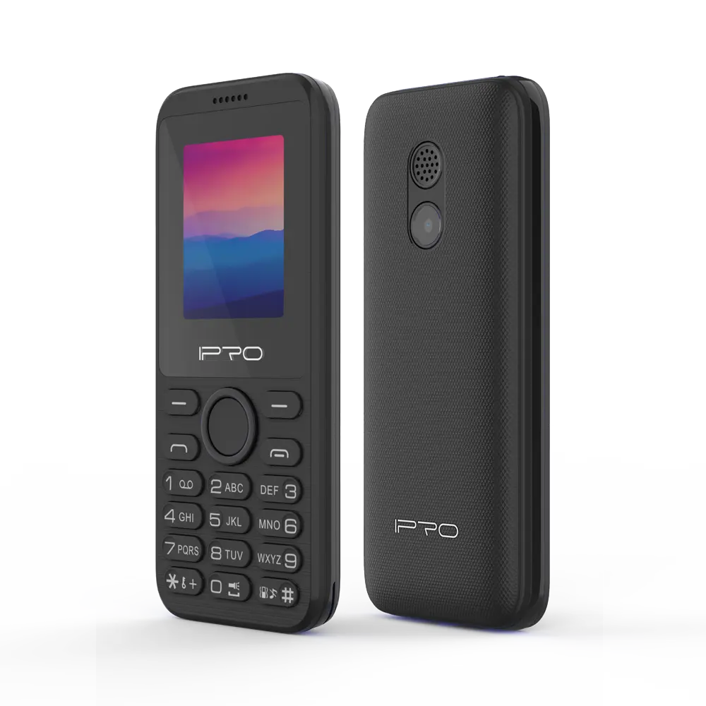 IPRO A6mini 1.77 인치 화면 듀얼 SIM 기능 전화 저렴한 가격 사용자 정의 기능 전화 2024