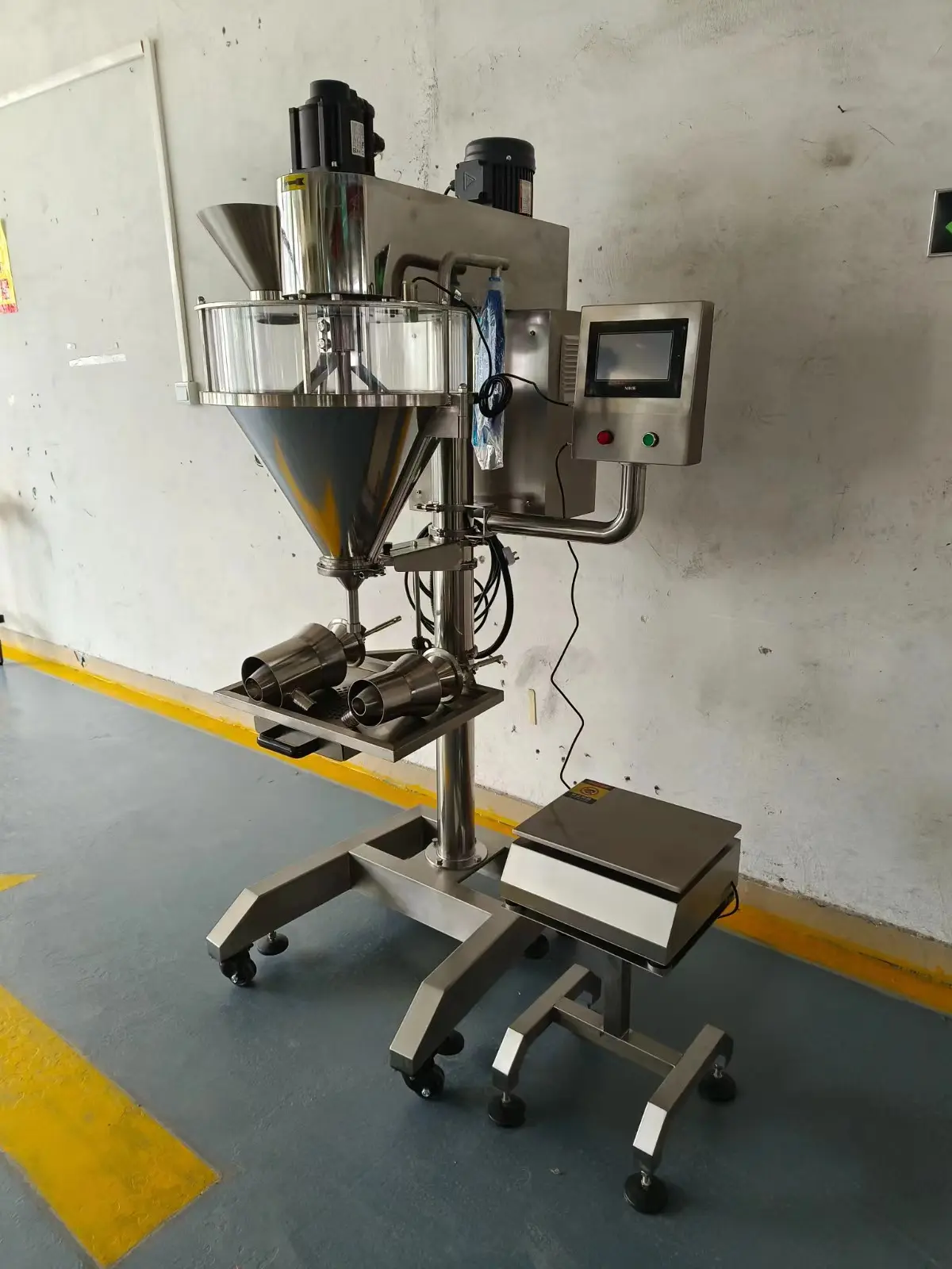 Высококачественная вертикальная автоматическая машина для наполнения шнека из нержавеющей стали