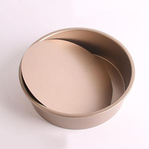 Juego de utensilios para hornear, bandeja de postre de 6 agujeros, molde de hornear, juego de moldes de fondo plano redondo para cupcakes, juegos de sartenes para hornear - Product Image 5