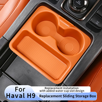 Boîte de rangement coulissante en ABS pour accoudoir de voiture, organisateur de console centrale, compatible avec Haval H9 2ème génération, pièces de garniture intérieure