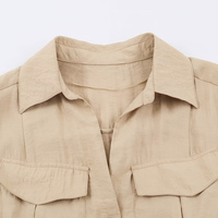 Robe Midi Chic d'Été pour Femme PB&ZA 2026 avec Ceinture, Manches Courtes, Coupe Ample Décontractée - Vestidos Mujer