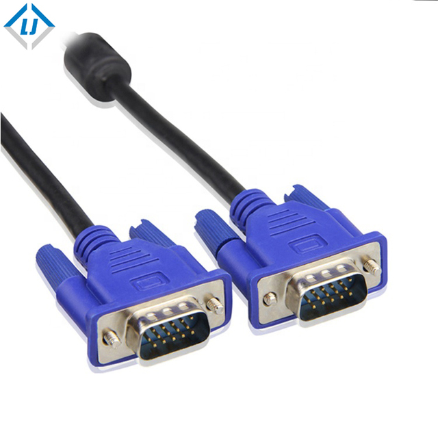 High Quality 15pin VGA Male Connectors Male to Male Vga Cable for Classroom