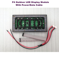 Module de matrice LED HD polychrome Panneaux d'affichage à LED RVB SMD 256 X128mm 64x32 pixels HUB75 Vidéo extérieure 3 ans DC5V