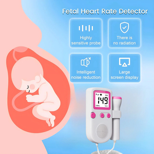 Monitor <span class=keywords><strong>Fetal</strong></span> de Bolsillo con Doppler de Ultrasonido, Detector de Latidos del Corazón del Bebé, Dispositivo Médico Extraíble - Product Image 4