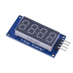 Arduinos 7 세그먼트 4 비트 0.36 인치 시계 RED 양극 디지털 튜브 4 직렬 드라이버 보드 팩에 대한 새로운 TM1637 LED 디스플레이 모듈 - Product Image 4