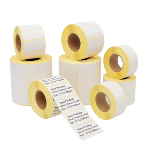 Wholesale Eco Friendly Thermal Label <b>Roll</b> Paper BPA Free Heat Sensitive Adhesive Label <b>Stickers</b> for Organic & Food Use - Product Image 6