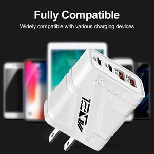 4-in-1 PD+USB Type-<b>C</b> Fast Charging Station Universal Travel Head EU/US <b>Plugs</b> - Product Image 6