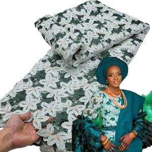 Irish Rope Weave Lace Fabric tessuto Guipure di alta qualità Fashion Paris abiti da festa da donna abiti da sera in materiale di pizzo - Product Image 1