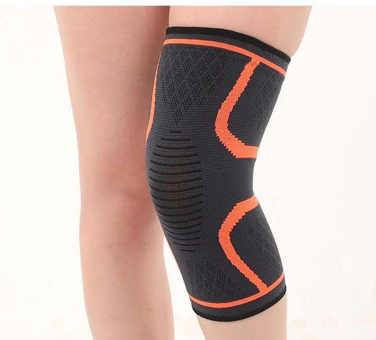 Knee Compression Non-slip Sleeve Support for Sports Protective Breathable Nylon Knee Pad for Improving Athletic Performance