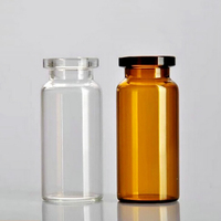 Petite fiole tubulaire en verre vide stérile de bouteille d'injection faite de tube en verre de Borosilicate