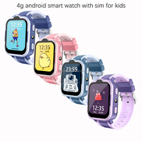 Reloj Inteligente Deportivo OEM para Niños, con Tarjeta SIM 4G, GPS, WiFi, Videollamadas, Pantalla Táctil, Android, para Niñas
