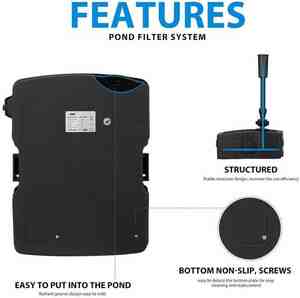 Pompe de fontaine SUNSUN <span class=keywords><strong>Grech</strong></span> 28W 1000L/H pour bassin UV-C avec média filtrant CUF-2500 CUF-5000 CUF-6000 CQB-7000 CQB-6000 - Product Image 5