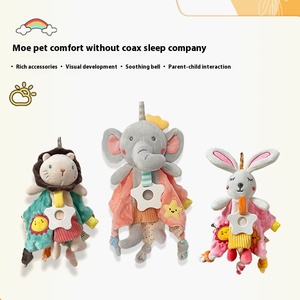 Juguetes para bebés de 0 a 1 años, toalla cómoda, muñeca para dormir, se puede introducir, muñeca cómoda, sonajero de juguete para bebés - Product Image 2