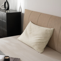 Oreiller de soutien cervical en coton biologique naturel, hybride latex et kapok, certifié Oeko-Tex, moderne, pour un sommeil profond toute saison, directement de l'usine