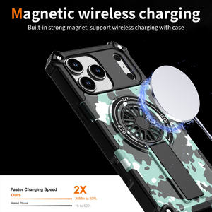 Estuches de teléfono a prueba de golpes para <span class=keywords><strong>Iphone</strong></span> 17 Pro Max 16 Pro Max Soporte de soporte incorporado 2025 - Product Image 3