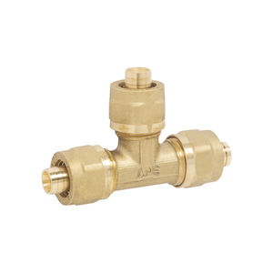 APE 12mm Tightening Tee Fitting <b>26</b> <b>X</b> <b>26</b> <b>X</b> <b>26</b> Smooth Surface Painted for Carbon Steel Copper Stainless Steel Vacuum Use - Product Image 2