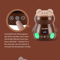 Calentador de Cera Eléctrico Mini de 200ml con Enchufe Personalizable para EE. UU. y UE, Máquina Calentadora de Cera para Granos de Cera, Precio Mayorista