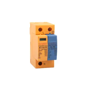 High Quality AC SPD Circuit Breaker 2P 275V 40KA Surge Arrester with Red Indicator AC Surge Protective Device