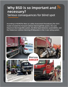 Điểm mù Màn hình Radar cảm biến BSD/BSA/BSIS/bsm dài phạm vi phát hiện cảm biến 77Ghz lò vi sóng BSD Radar cho xe tải/xe buýt - Product Image 6