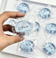 Jouet tendance en forme de mini méduse souple |   Jouet anti-stress mignon à presser |   Jouet sensoriel en silicone souple de qualité supérieure pour tous les âges