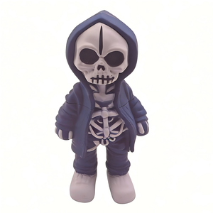 เครื่องบดสมุนไพรแบบใหม่ 4 ชิ้น ดีไซน์สร้างสรรค์รูปหัวกะโหลกสำหรับฮาโลวีน เครื่องบดโลหะสำหรับบดยาสูบ - Product Image 5