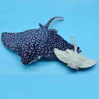 Vente en gros de jouets en peluche de raie manta de l'océanarium ; Vente en gros de jouets en peluche de raie